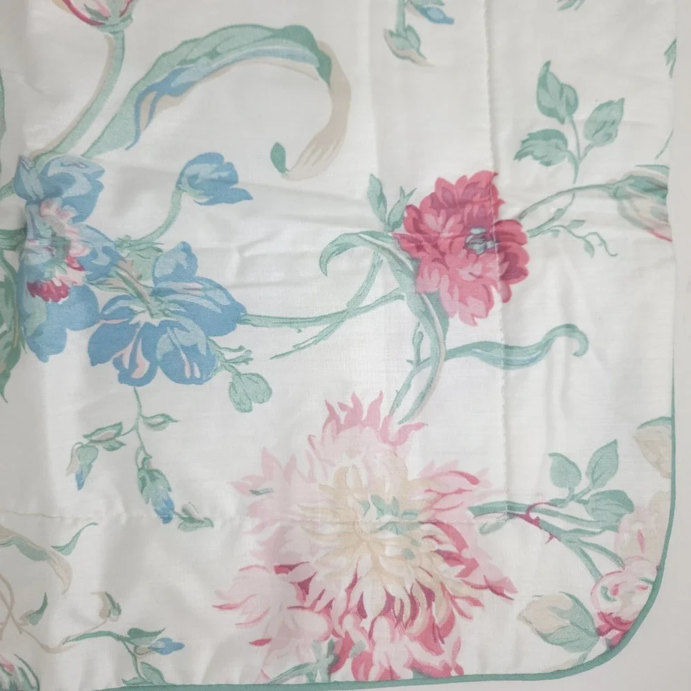 Laura Ashley Rosalind Standard Pillow Sham Padded Cottage Grandmillennial Shabby